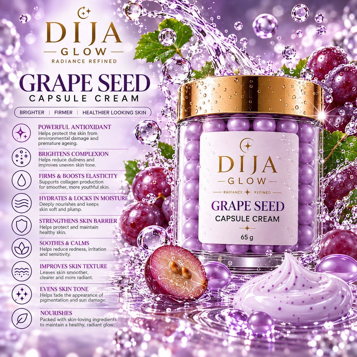 Grape Seed Capsule Cream