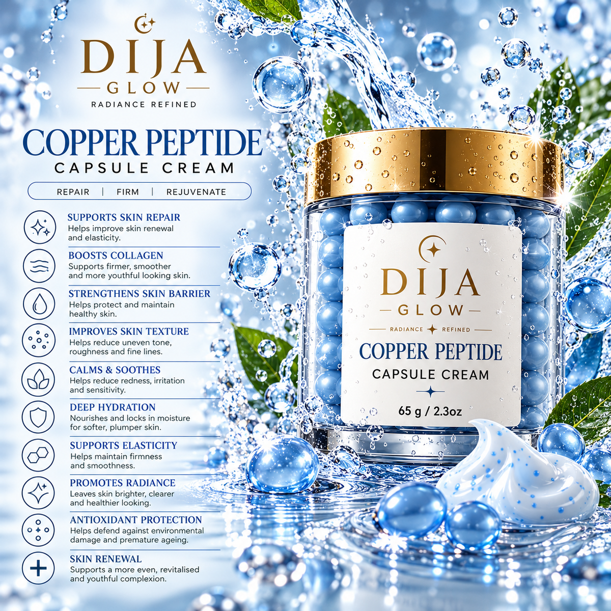 Copper Peptide capsule cream